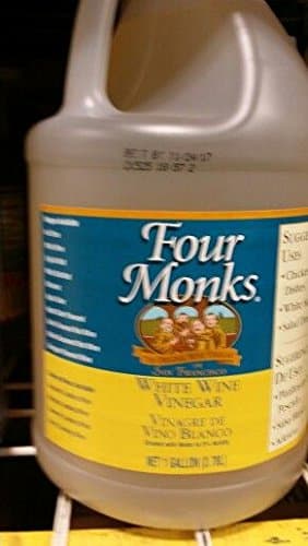 Four Monks White Wine Vinegar 1 Gal (2 Pack)