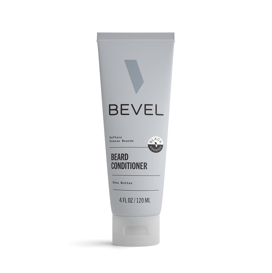 Bevel Beard Conditioner for Men – Nourishing Beard Care Lotion with Coconut Oil, Shea Butter & Aloe Vera to Soften & Strengthen Hair, Helps to Reduce Breakage, 4 Fl Oz