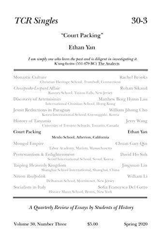 TCR Singles 30-3 Court Packing