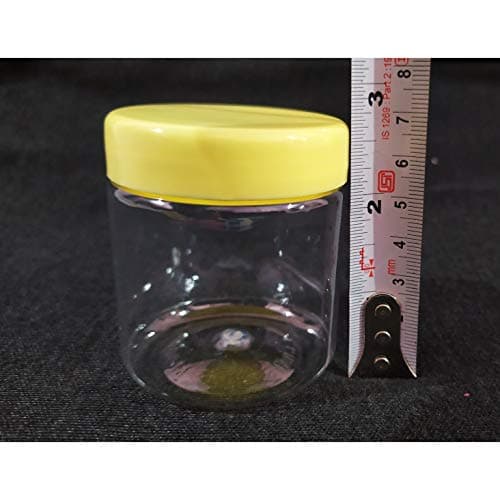 Right Unbreakable Plastic Container Set Of 12 Pieces (100 Ml) - Transparent