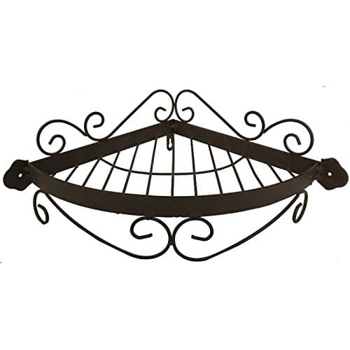 38x12x27 cm Iron Wall Corner Corner Shelving Unit