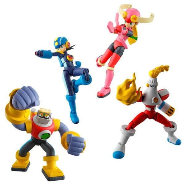 BANDAIShokugan SMP Kit Makes Pose Mega Man EXE Battle Network 01 Model Kit Set