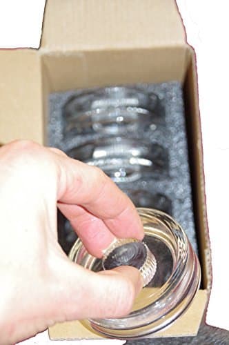 The Nice Weight - Fermentation Weights With Handles - Fits A Wide Mouth Mason jar 4 Pack Now with flat bottoms. (weights, 4 pack)