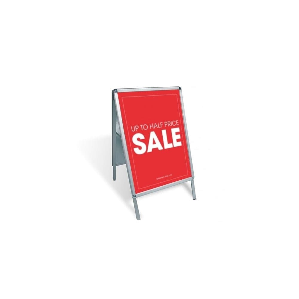 A1 A-frame pavement sign poster display - Stahldas