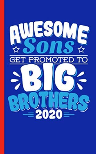 Promoted to Big Brother Journal Notebook - Draw and Write: Half Lined Half Blank Page, Kids Story Writing and Sketch Drawing Note Book, Small 5x8" (New Baby Sibling Gifts Vol 3)