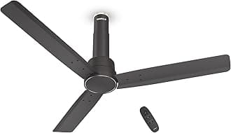 Havells Elio 900mm BLDC Ceiling Fan|Sleek Design|100% Pure Copper wire motor|5 Star Rating|Remot Controlled |Reverse Feature |Watt: 28|Air Flow: 160 cmm|Speed: 430 RPM| 3 Year Warranty (Smoke Brown)
