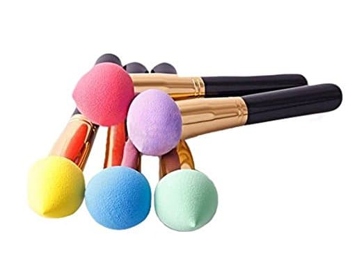 Make Up Brush Set Colorful Sponge Puff #1