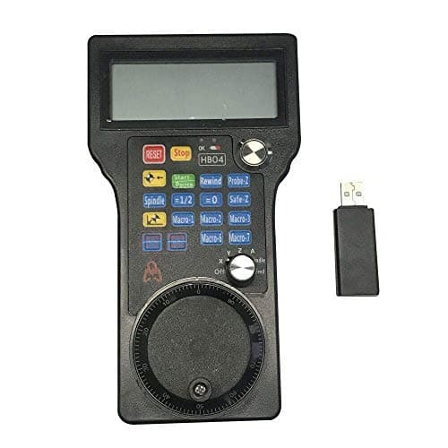 Generic Wireless Mach3 MPG Pendant Handwheel 100PPR 4 Axis for CNC Mac Mach 3
