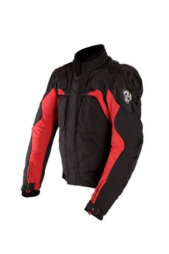 Dragon RiderFlight Textile Motorcycle Jacket - Black-Red - X-Large