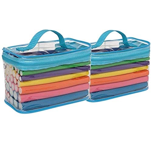 Flexible Foam Curling Rods 42 Pack - No Heat Lightweight Rollers, Twist and Flex Hair Curlers For All Hair Types and Lengths - 7" Long, 6 Different Thicknesses - HairDay Care…