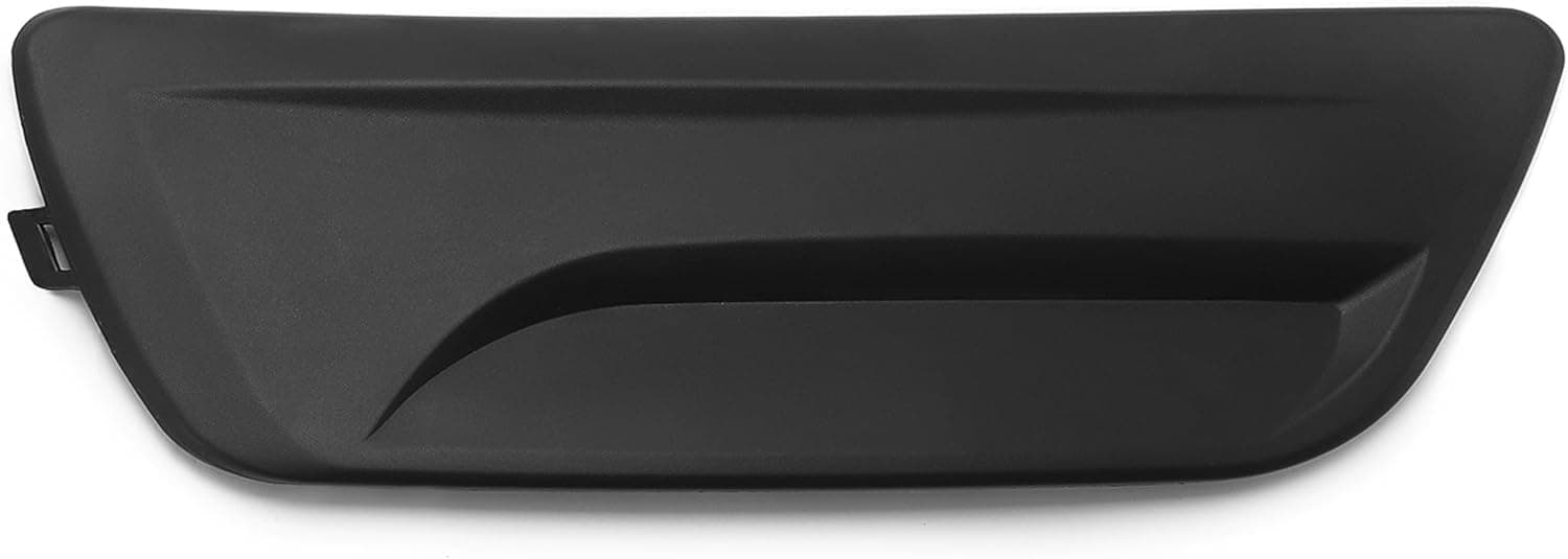 DAT AUTO PARTS Front Left Driver Side Fog Light Cover Lamp Hole Trim Molding Bumper Insert Replacement for 2013-2016 Chevrolet Chevy Malibu Black Textured Plastic GM1038141 20768848