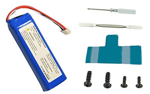 High Capacity Replacement Battery + Tool for JBL Charge 3 2016 Portable Speaker 6000mAh Li-Polymer JBL GSP1029102A Repair Power