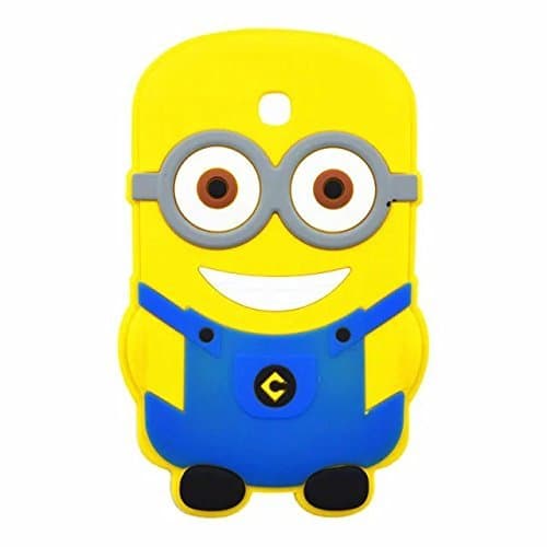 Galaxy T230 Case Galaxy Tab 4 T230 Silicone Case,Bat King 3D Cute Cartoon Yellow Slave Soft Silicon Gel Rubber Case Cover Skin for Samsung Galaxy Tab 4 T230/T230NU/T231/T235(Yellow Slave)