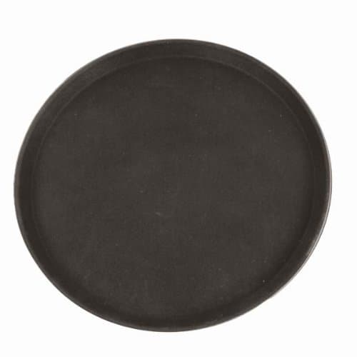 16" Round Non Skid Serving Tray, BrownNSF Approved