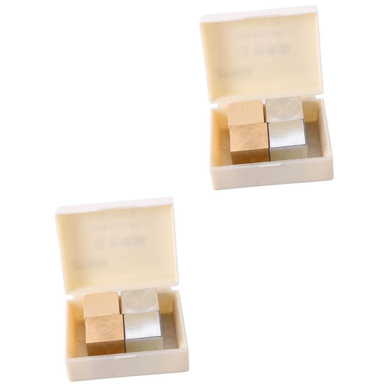 8 Pcs Physics Experiment Metal Density Cubes Gravity Density Cylinder Science Education Products Metals Metal Block Wooden Block Metal Elements Cubes Purity Copper Aluminum Block