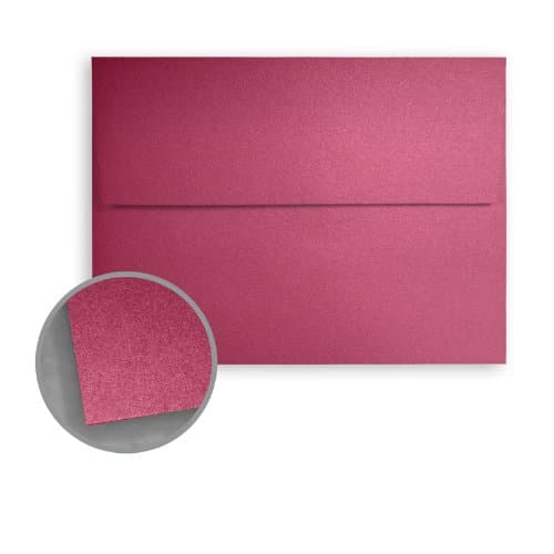 Stardream Azalea Envelopes - A6 (4 3/4 x 6 1/2) 81 lb Text Metallic C/2S 250 per Box