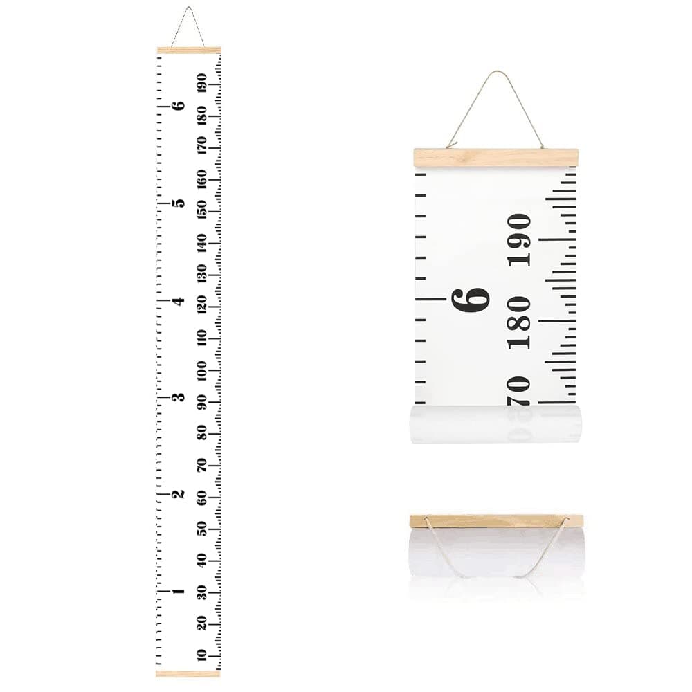 Height Growth Chart for Kids – Portable Foldable Writable Waterproof Hanging Wall Ruler Growth Chart for Kids, Toddlers, and Babies