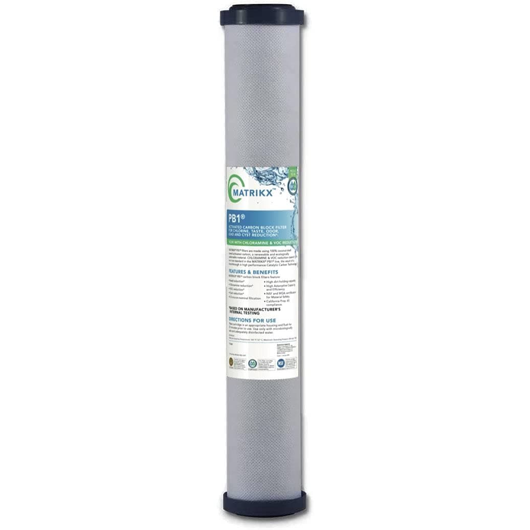 KX Technologies - 06-250-20-MATRIKX - 20" x 2.5" MatriKX Pb1 - 0.5 Micron - Chlorine/Chloramine, VOC, CYST, Lead Filter