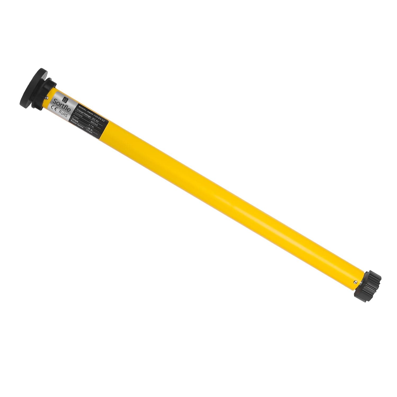 AM25 RF Solar Powered Rechargeable Battery Motor Wireless Battery Remote Operated DIY Motorized Blinds/Shades Working for 1.5" Roller Shades(Bare Motor Only)