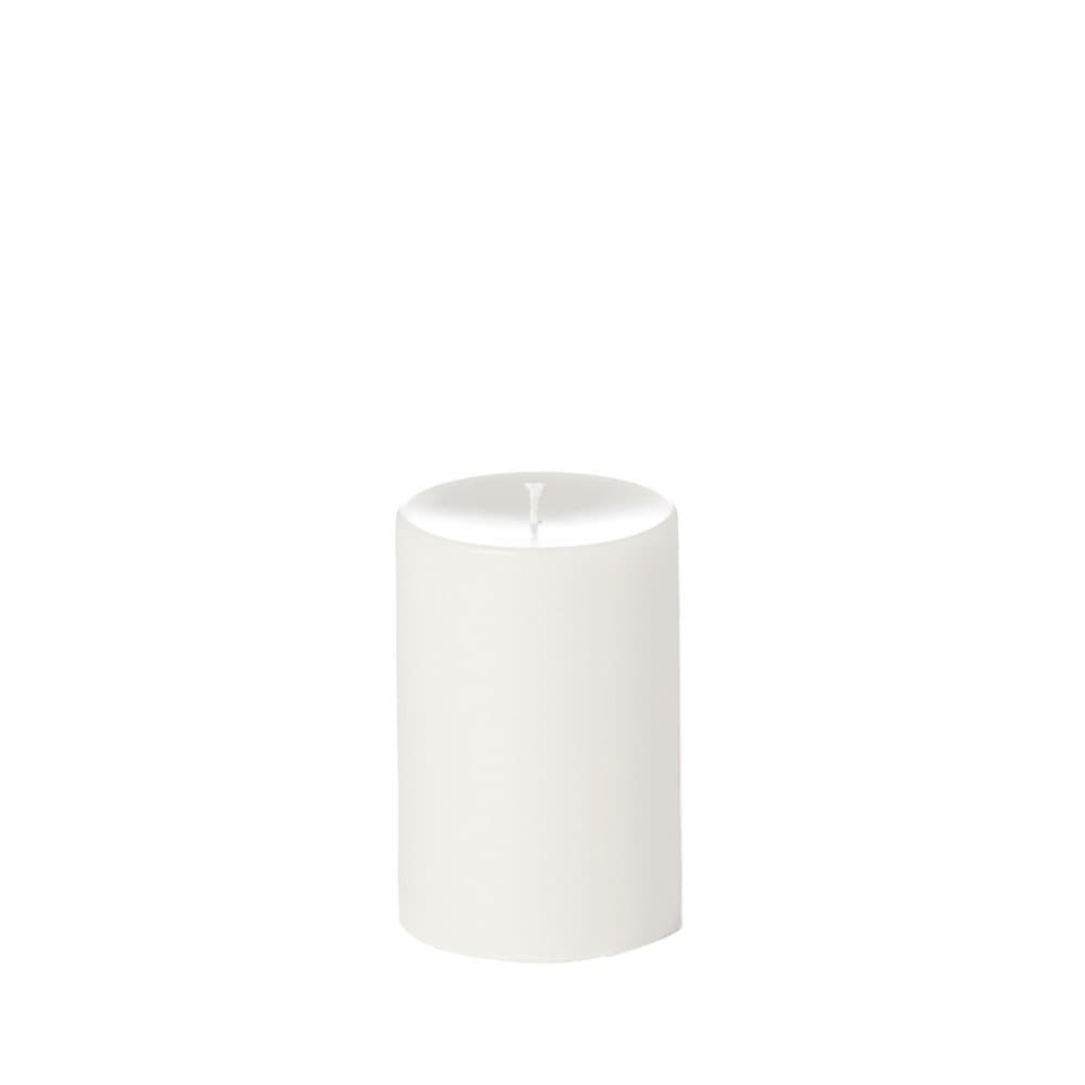 Yummi 4x6 Unscented Column Pillar Candle, White, ea