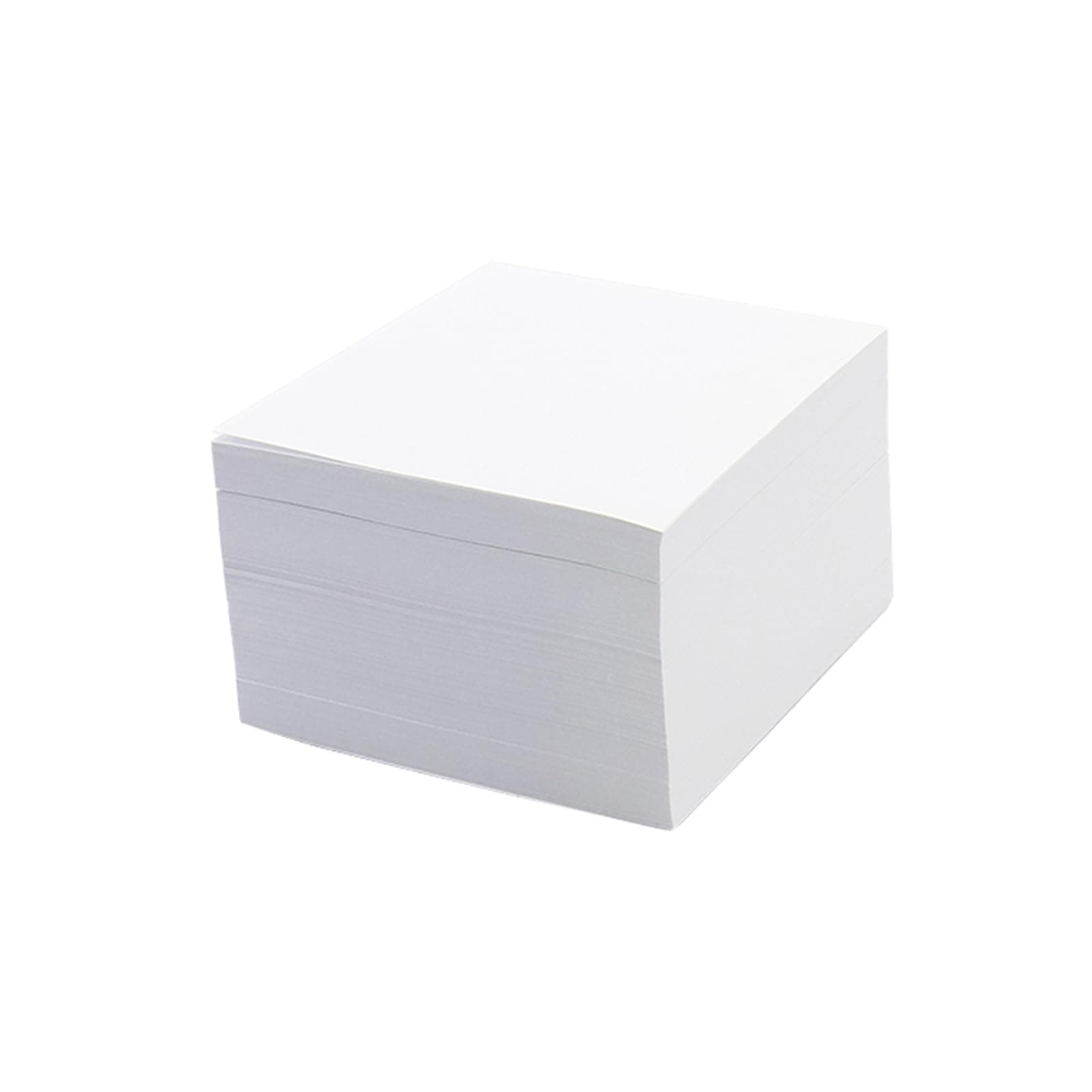 Mogoostry 500 Sheets Memo Non Sticky Notes Blank 2.9x2.9 Inch Non-Sticky Notes Paper White Memo Cube Refill Memo Sheets Scratch Pads Organized for Taking Notes Reminders