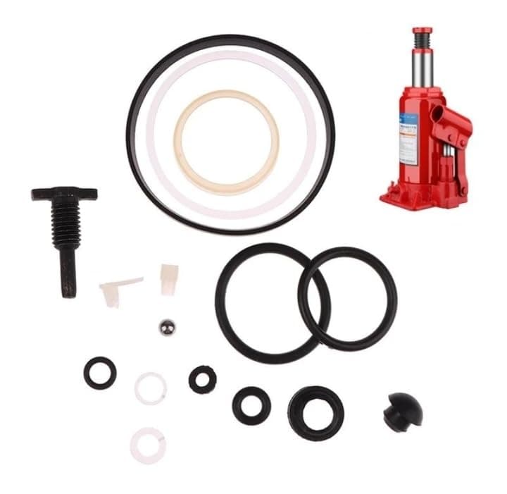 TECH 10TON Bottle Jack Repair kit for Vertical Horizontal Jack Repair kit Hydraulic Universal Oil Pump Assembly Jack Oil Seal car Jack Seal for Jack Accessories/Floor/Hydraulic/Jack Spare Parts