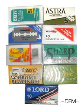Double Edge Razor Blade Economy Sample Pack #1-60 Blades