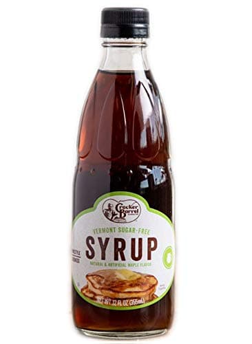 Barrel Vermont Maple Syrup 12 Oz! Sugar Free Maple Flavored Syrup! Made Of Pure Maple Syrup! Low Calorie And Fat Free! Delicious And Healthy Syrup! Choose From 1 Pack Or 2 Pack! (1 Pack)