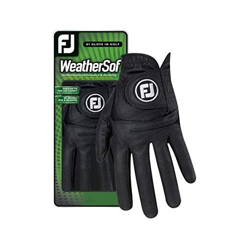 FootJoy WeatherSof Golf Glove Left Hand Black (Size-25)