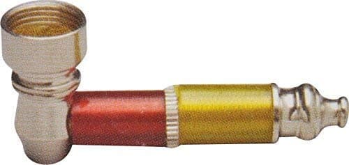 Handmade Metal Hand Pipe 5 Inch (Rasta)