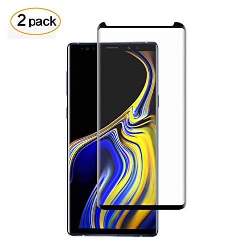 [2Pack] Galaxy Note 9 Screen Protector, DeFitch Note 9 Tempered Glass[Case Friendly][Anti-Bubble][HD Clear] Tempered Glass Screen Protector Compatible with Samsung Galaxy Note9 (Black)