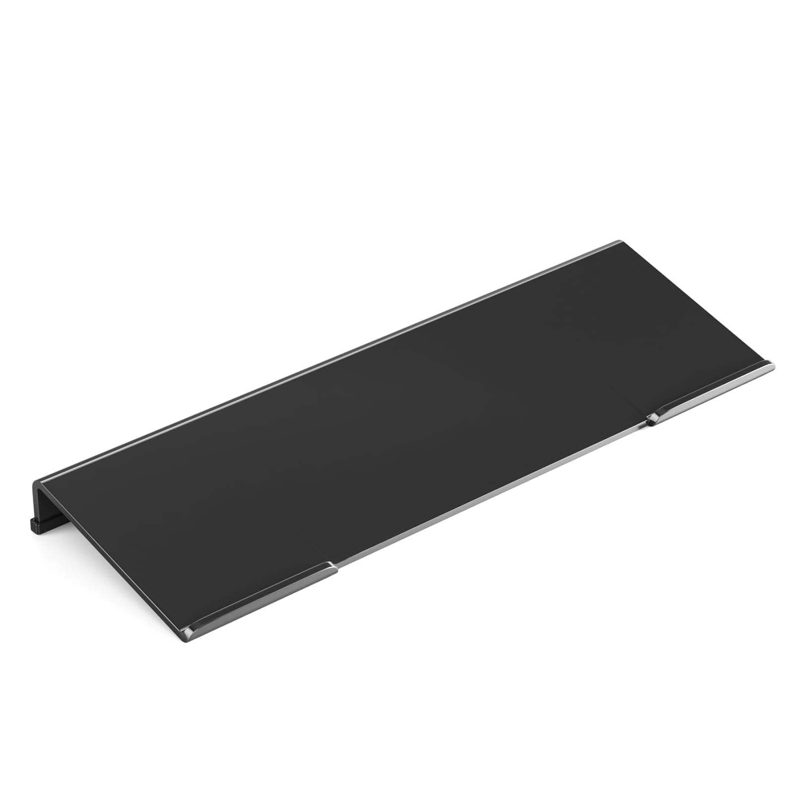 Computer Keyboard Stand Tilt PC Keyboard Stand Riser for Easy Ergonomic Typing, Acrylic Keyboard Tray Holder for Office Desk, Home, School, with Silicone Anti-Slip Case, Black