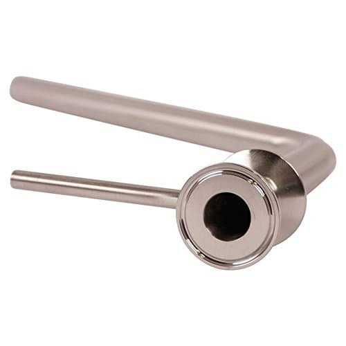 Racking Arm | Tri Clamp 1.5 inch x 1 in. x 60 Degree x 6 in. x 14 in. - Stainless Steel SS304 - Glacier Tanks