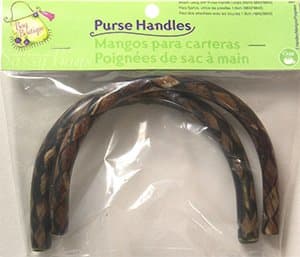 Dritz Bag Boutique Purse Handle - Handle Resin Half-Round Diamond 6"