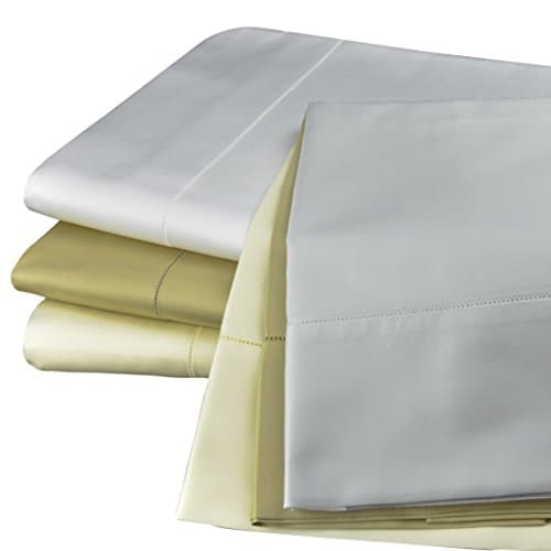 Vero Linens Luxury Diamante Solid Pillowcases Sable King