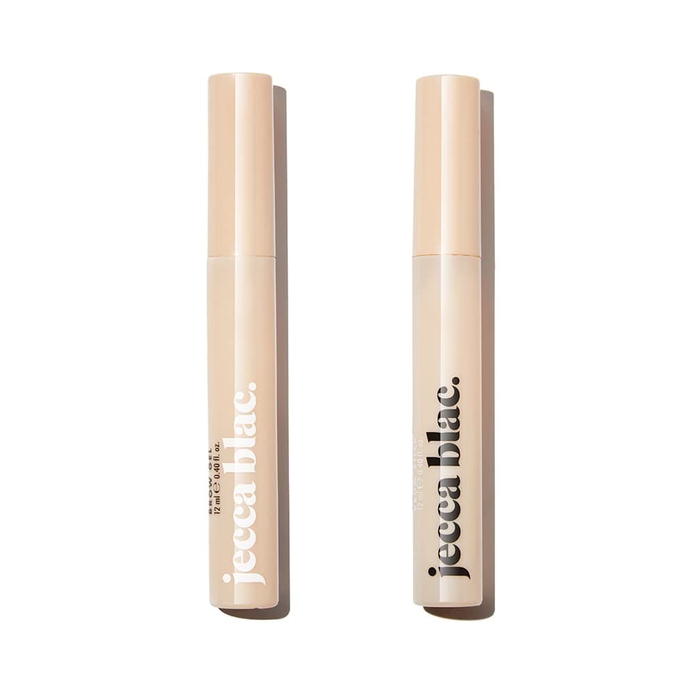 Jecca Blac Brow Seal and Block, Bundle, Waterproof Formula, Seamless Base for Fully Concealing and Blocking Brows, Fluffs and Shapes, Gender Neutral and LGBTIQA+ Inclusive Make Up, 2 x 0.41 fl oz
