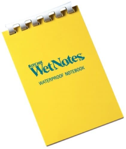 RitchieNavigation W-35 WetNotes Pocket Size Notebook, 3 x 5-Inch