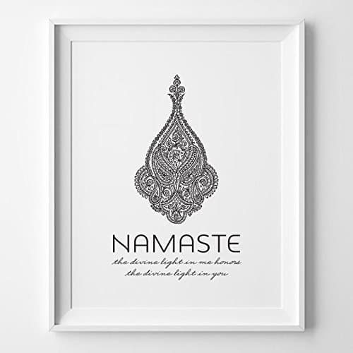Namaste Mehndi Print (Black)