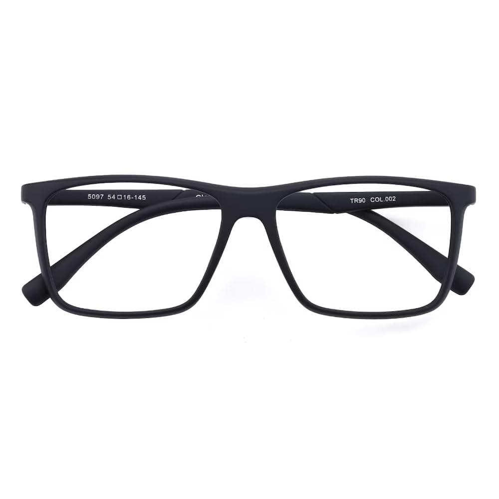 GUDVUE Mens Blue Light Glasses Rectangle Computer Glasses Gaming Glasses, Black PRO