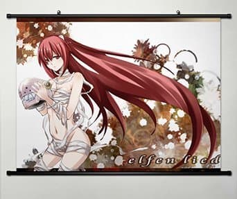 Home Decor Anime Elfen Lied Lucy / Nyu Wall Scroll Poster 23.6 X 17.7 Inches-008S by CoSmile