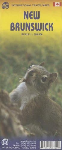 New Brunswick 1:350,000 Travel Map Map – Folded Map, June 4, 2010