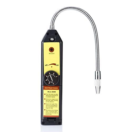 Refrigerant Freon Leak Detector with Indicator Light, and Halogen Gas Leakage Tester for HFCs CFCs CFCs Halogen R134a R410a R22a Air Condition HVAC