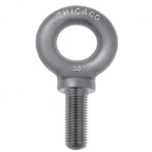 Chicago HardwareChicago Hardware 13008 0 Shoulder Eye Bolt, Working Load Limit: 12000 lb, Straight Pull, 7.50" Length, 1.13" Height, 4.00" Width