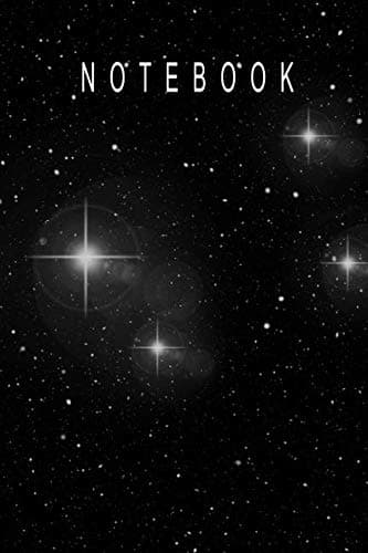 Notebook: Blank Lined Journal Stars Universe Notebook (6 x9 inches)