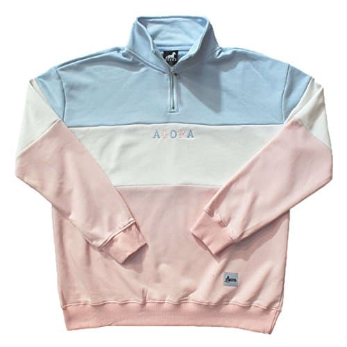 AGORA Pastel Qtr Zip Pullover