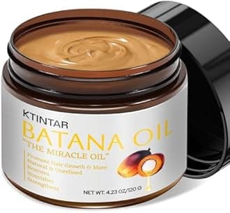 100% Natural Raw Batana Oil for Hair Growth, Unrefined & Organic Dr Sebi 9 Fl Oz (Pack of 1)