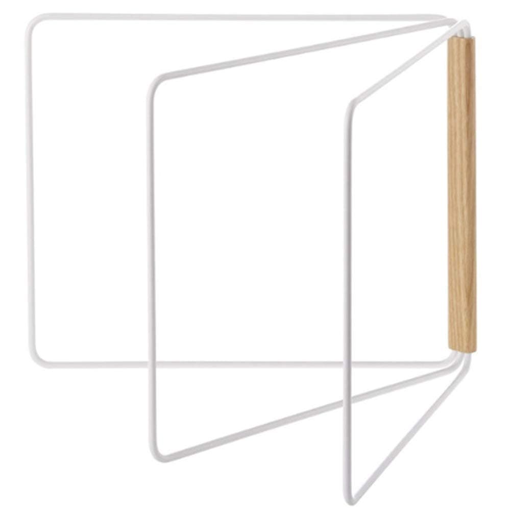 Creation Core Kitchen Storage Shelves Organizer Wood Dish Rag Drying Rack Towel Foldable