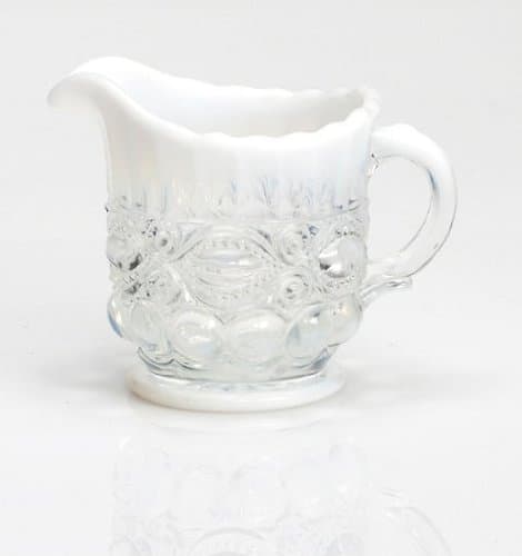 Mosser Glass Eye Winker Creamer Pitcher - Crystal Opal