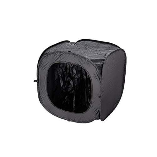 Portable Airsoft Target Tent-Black-Non Lethal BB Shooting Target (Black Large, Regular Nylon Polyester)