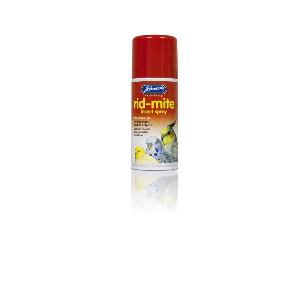 Johnson's Rid-mite rid mite insect spray kill mite lice cage bird pigeon